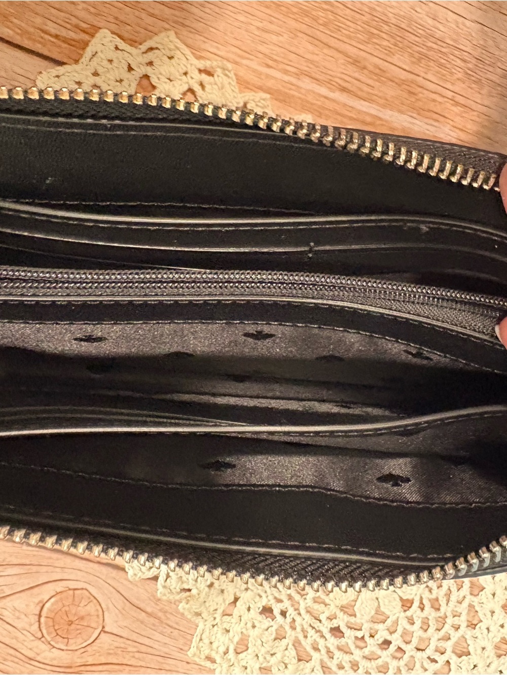 ♠️ kate spade Leila Black Pebbled Leather Crossbody♠️ *without strap - Picture 10 of 11
